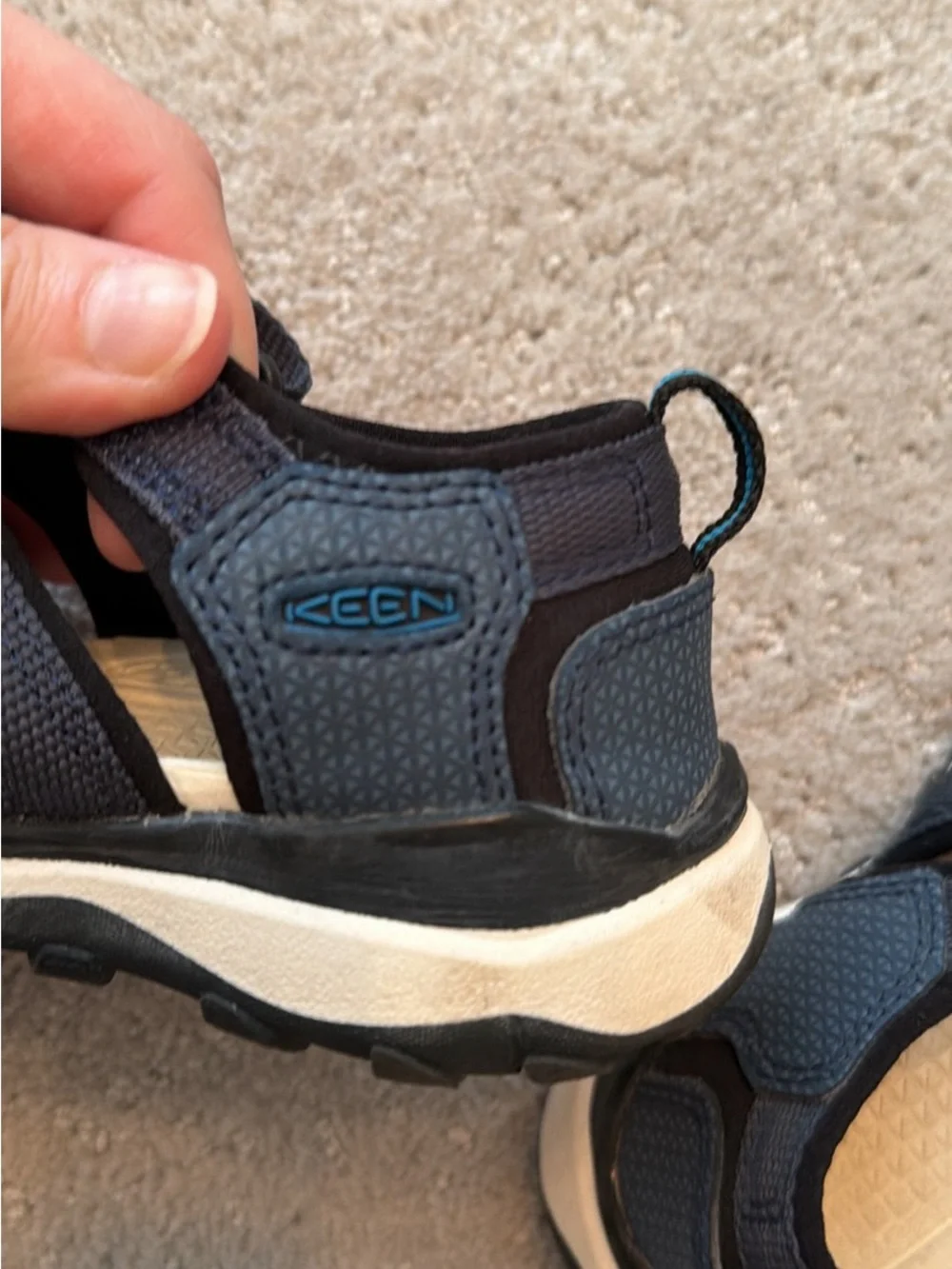 Keen Boys Navy and Black Closed-Toe Sport Sandals